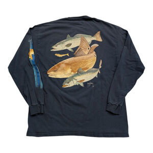2004 Guy Harvey Original Fish Long Sleeve T shirt